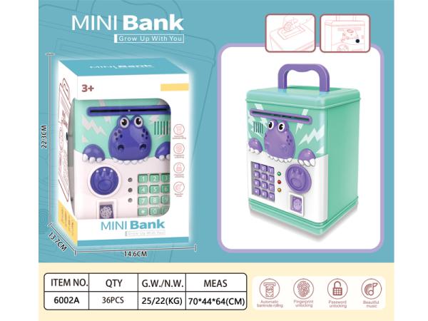 MINI BANK,PIGGY BANK ,SAVING BOX,DINOSAUR